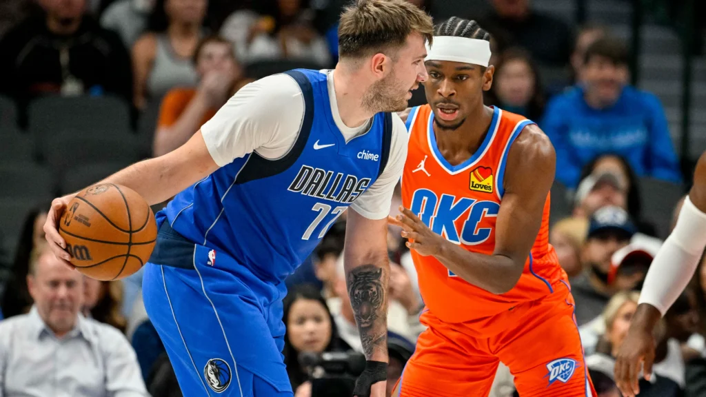 okc thunder vs dallas mavericks match player stats