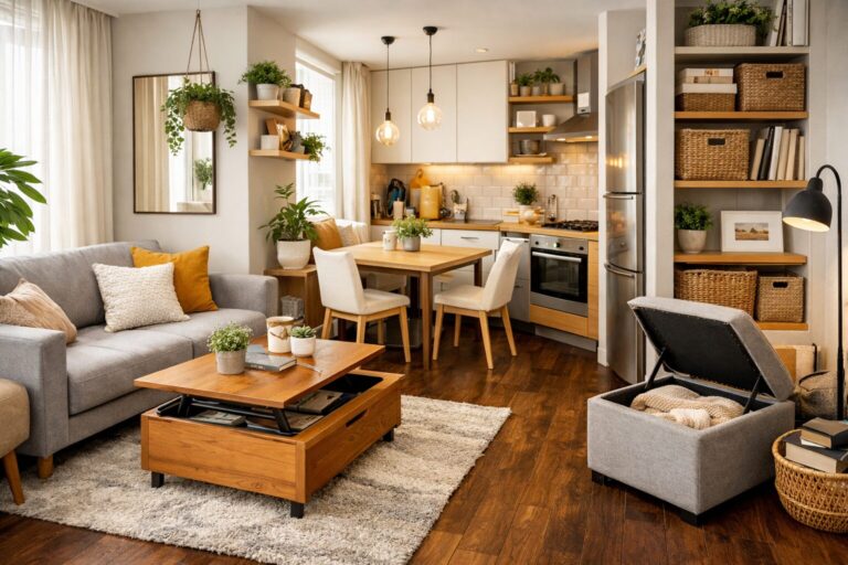 Modern Interior Design in Warm Colours